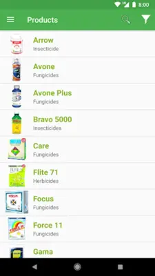 Insecticides android App screenshot 3